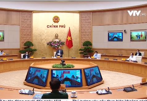 Thủ tướng Nguyễn Xuân Phúc họp trực tuyến với 5 thành phố về dịch COVID-19